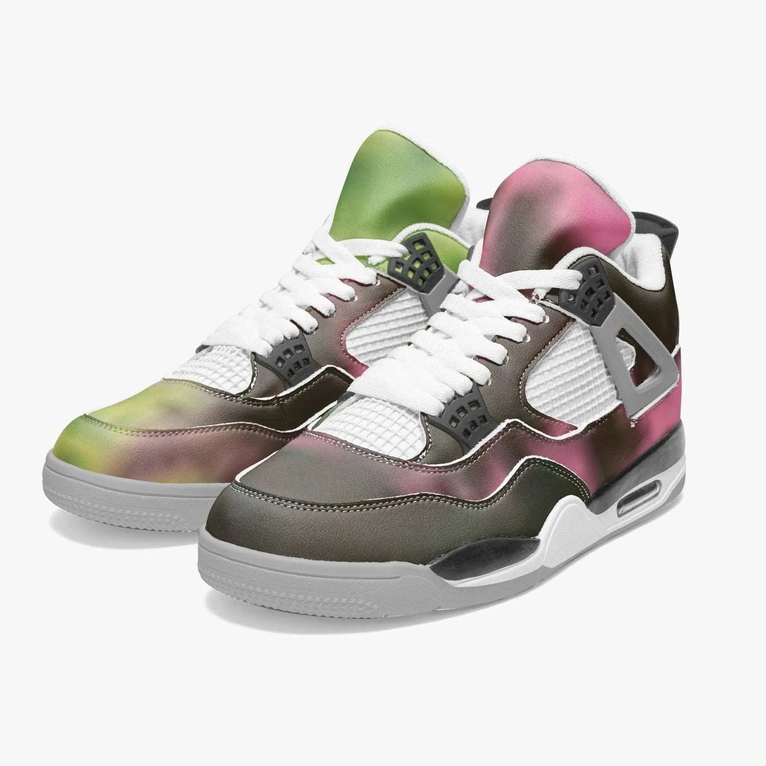 699. AJ4 Basketball Sneakers -Grey Sole