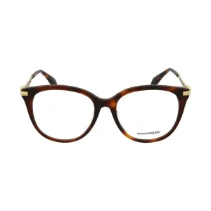 Alexander McQueen AM0154OA Eyewear, Brown