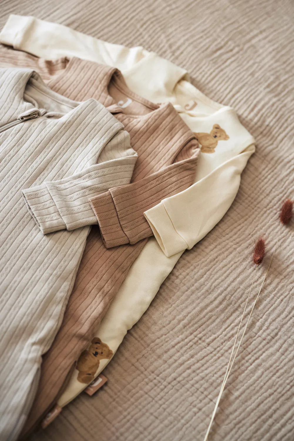 Baby Slaapzak Newborn 60cm Ajour - Biscuit