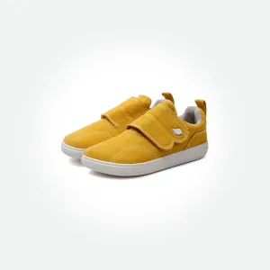 Badii Barefoot Sneakers - Butter Yellow On White