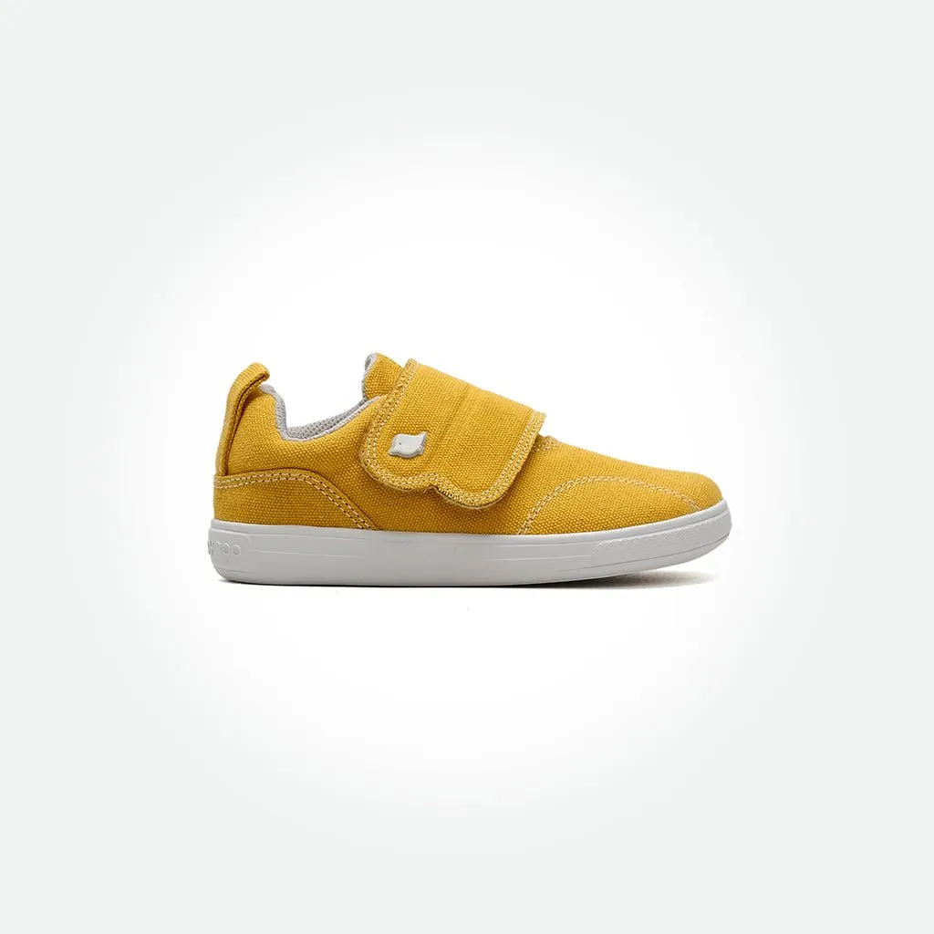 Badii Barefoot Sneakers - Butter Yellow On White