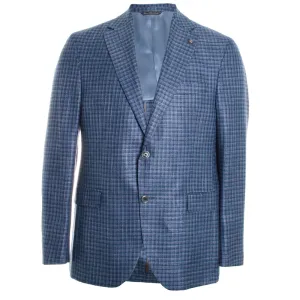 Bamboo Blue Checked Blazer
