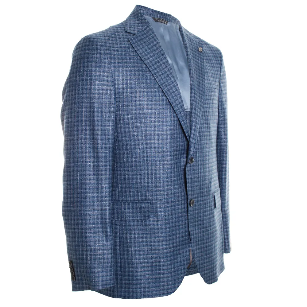 Bamboo Blue Checked Blazer