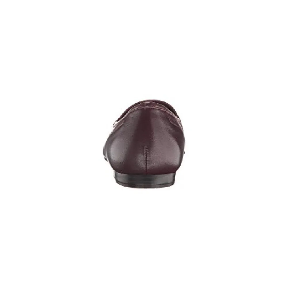 Bandolino Women's Liberty Black Cherry Leather Loafer Flat