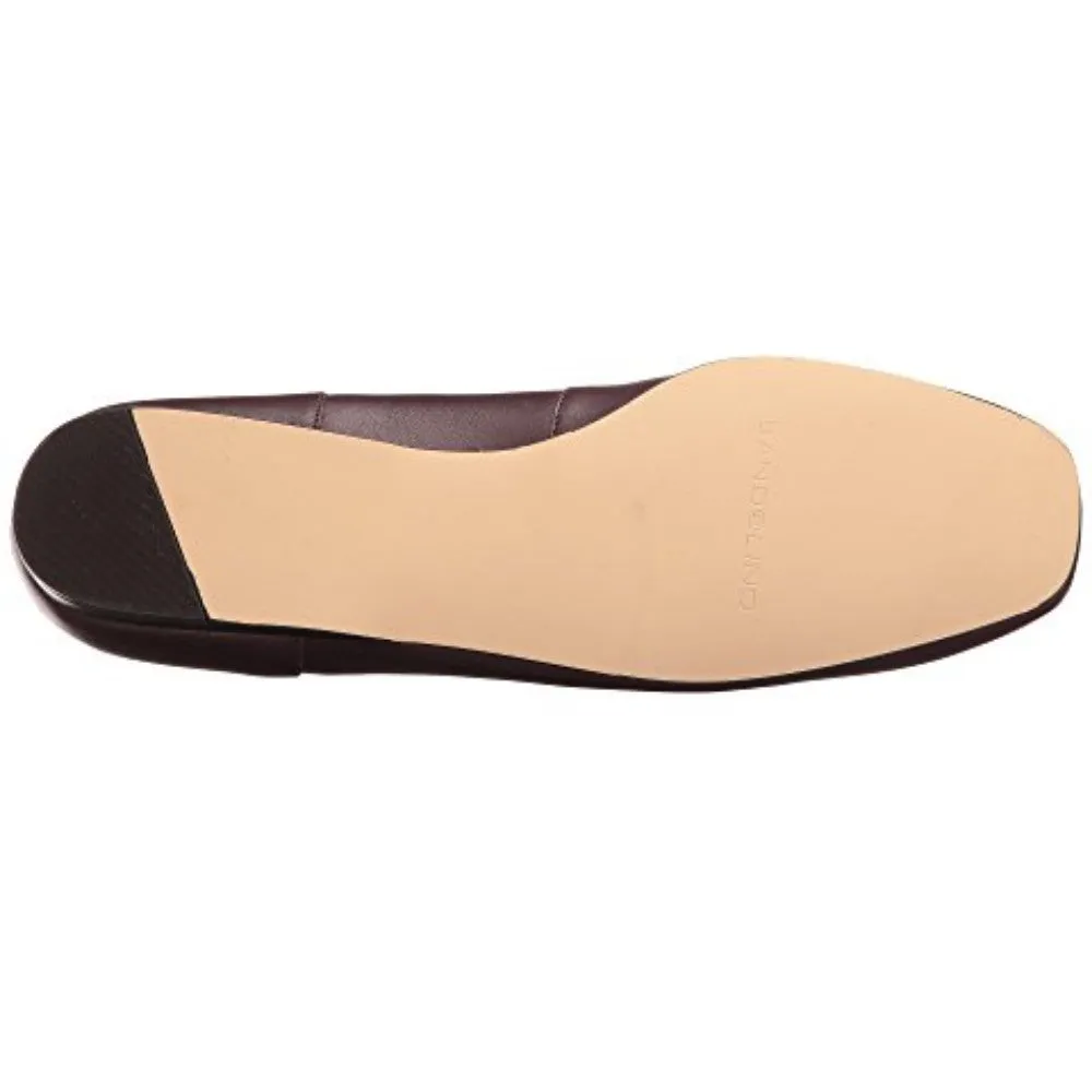 Bandolino Women's Liberty Black Cherry Leather Loafer Flat