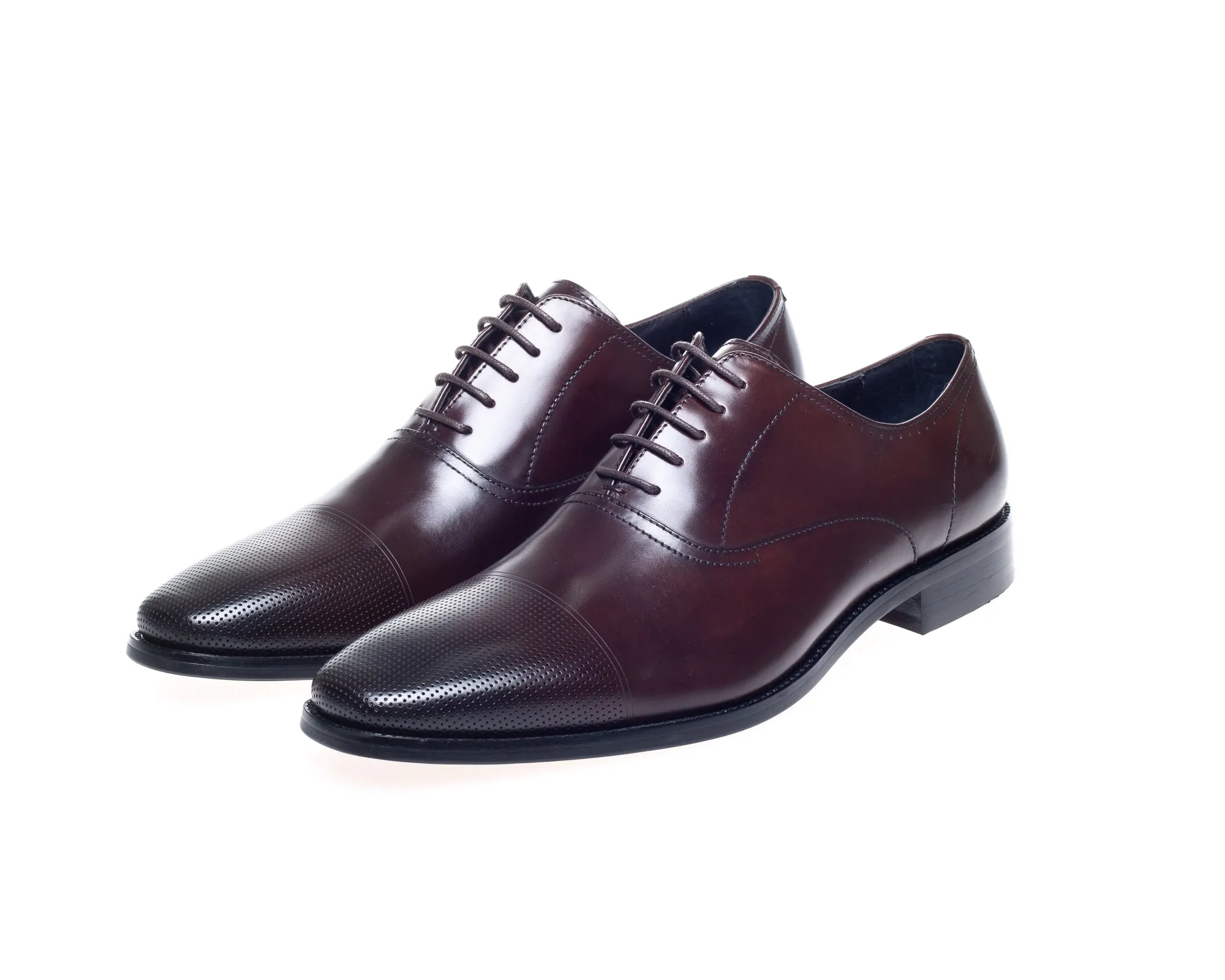 Bay Brown Capped Oxfords