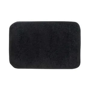 Black Microfiber Bathmat