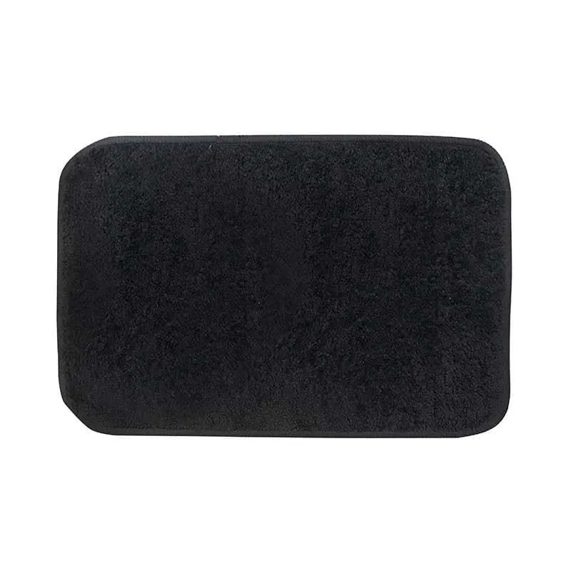 Black Microfiber Bathmat