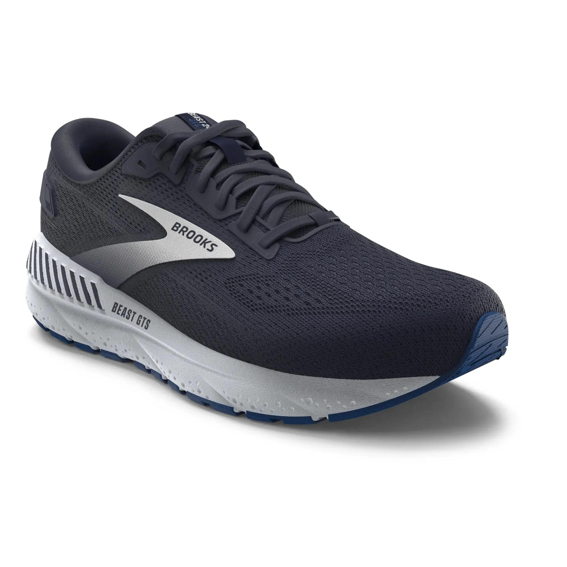 Brooks Mens Beast GTS 24 Wide- Peacoat/True Navy/White (1104252E452)