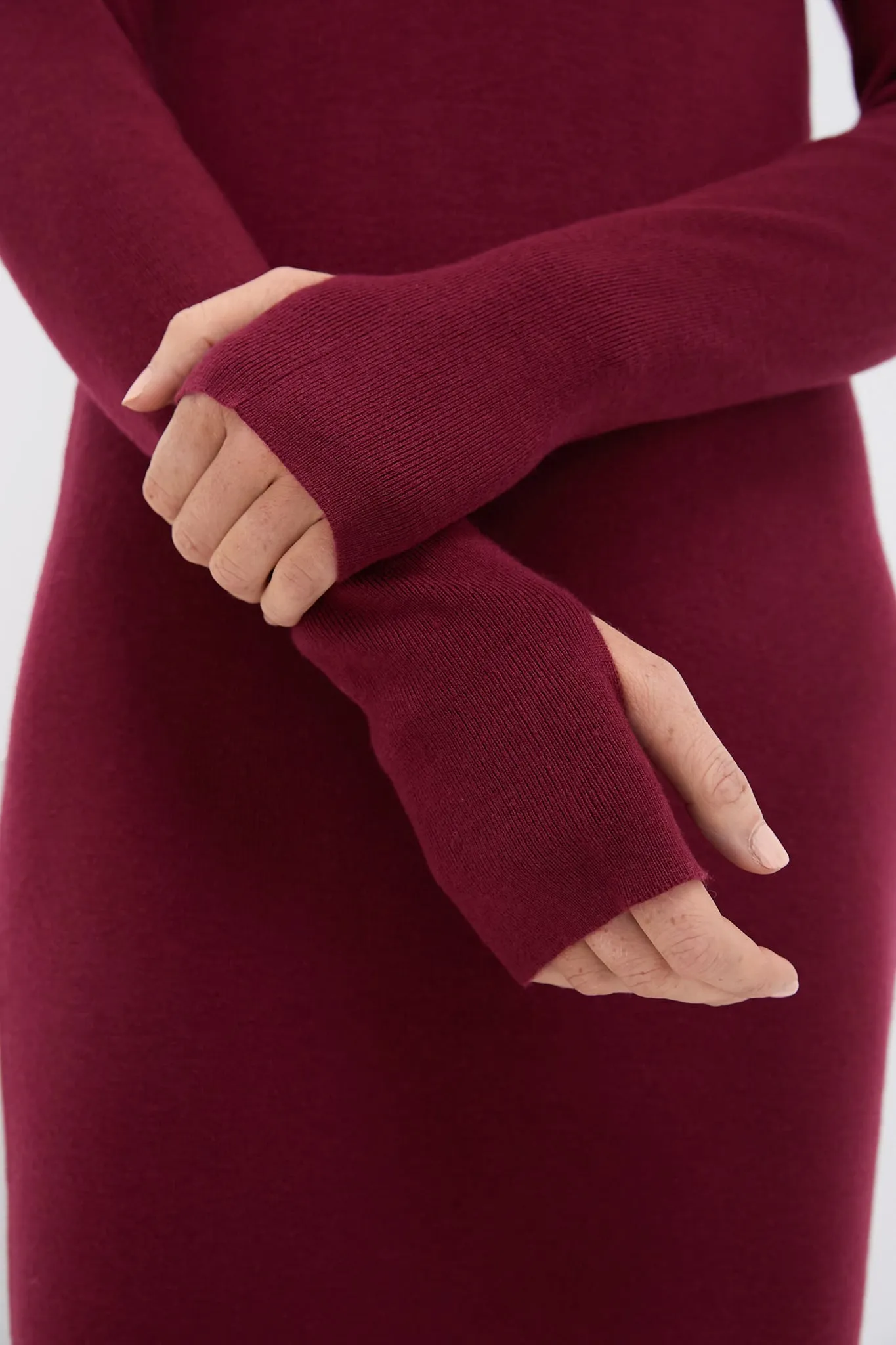 Cabernet Robbie Midi Dress