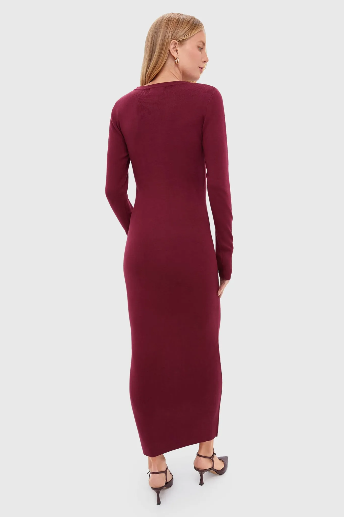 Cabernet Robbie Midi Dress