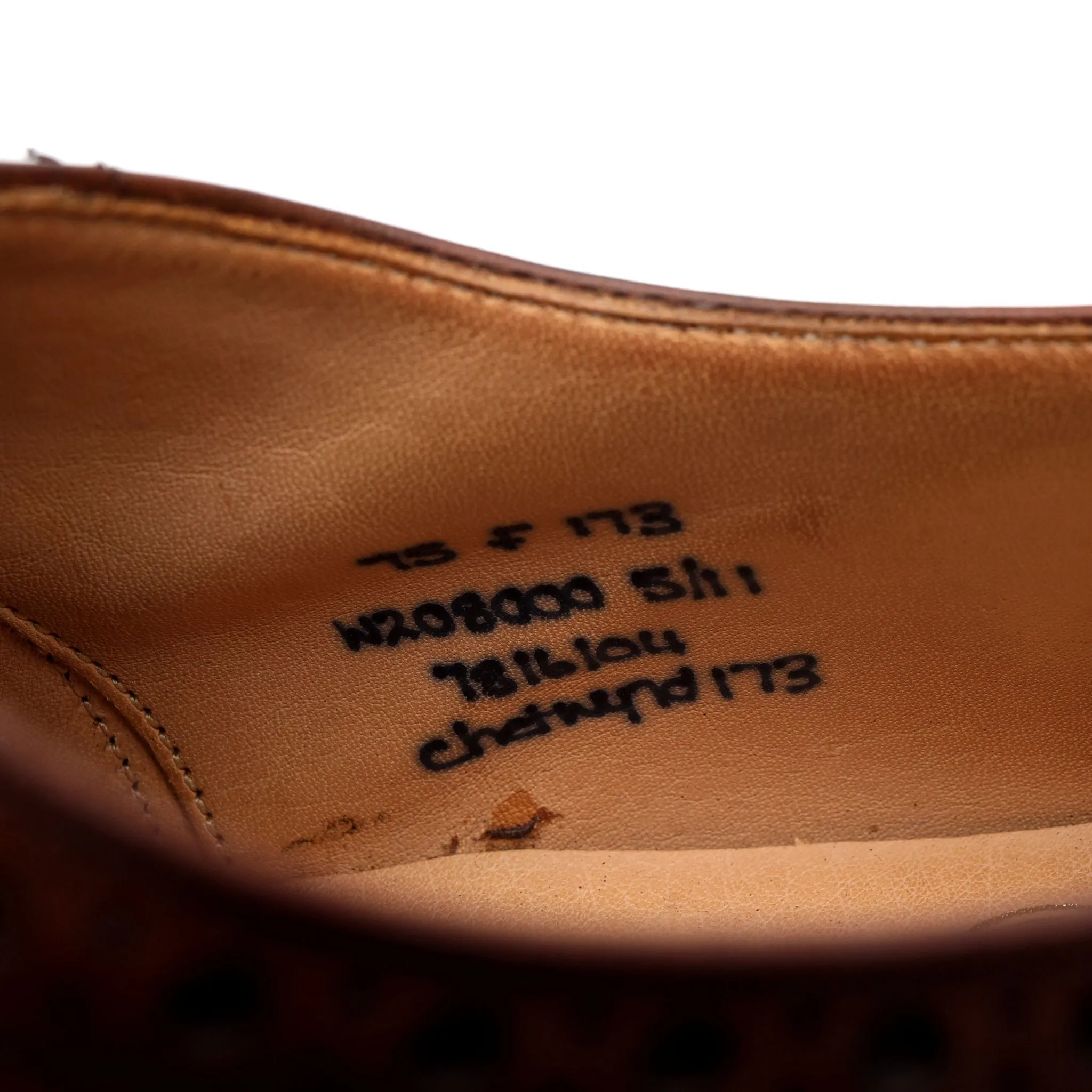 'Chetwynd' Brown Leather Oxford Brogues UK 7.5 F