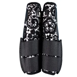 Classic Equine Lrg Western Horse Legacy System Hind Sports Boots Pair Black