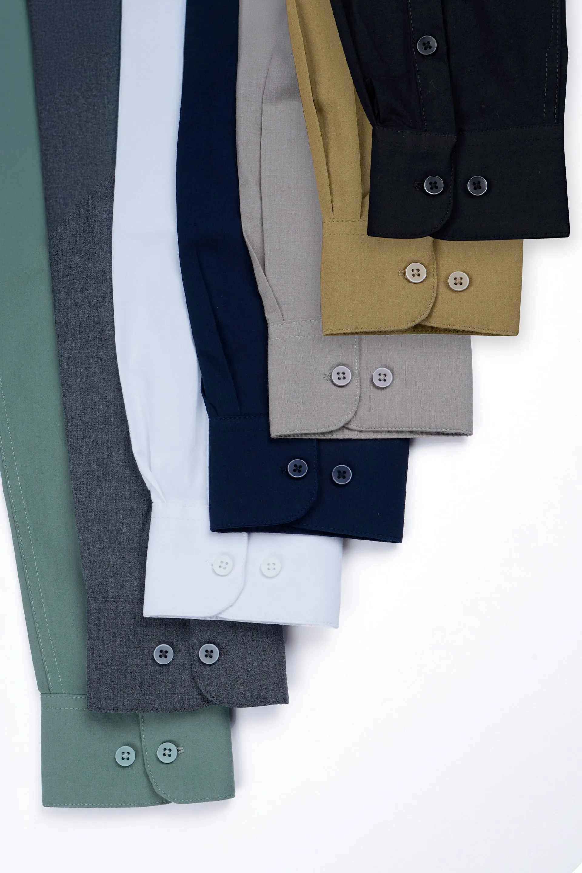 EASY IRON STRETCH SHIRT IN BLACK