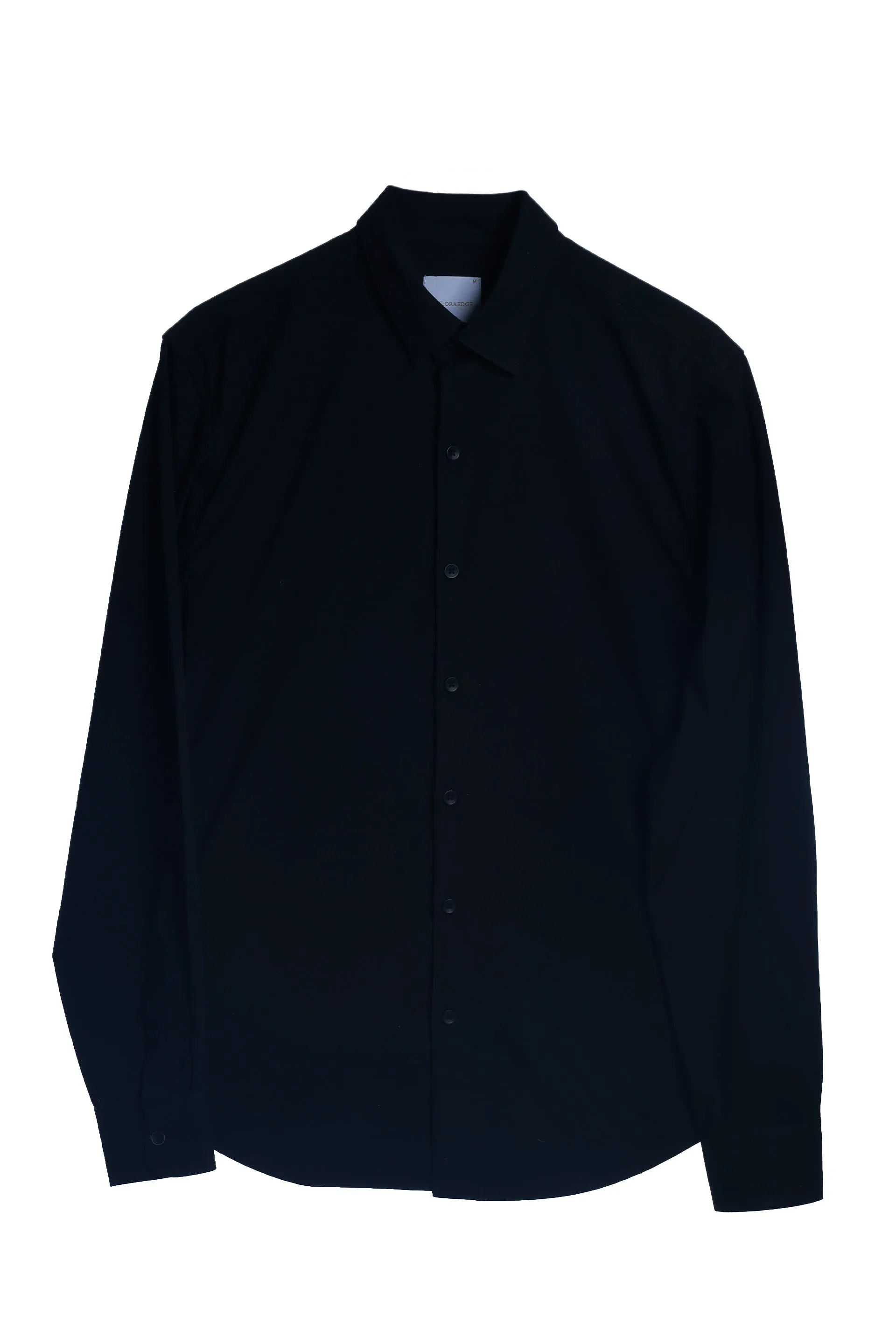 EASY IRON STRETCH SHIRT IN BLACK