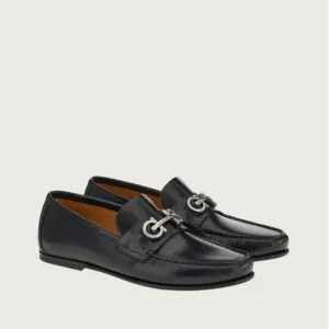 Ferragamo Gancini Buckle Loafers