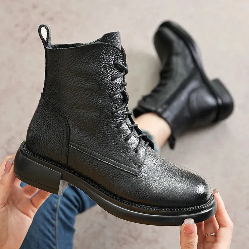 Flats British Style Comfy Boots
