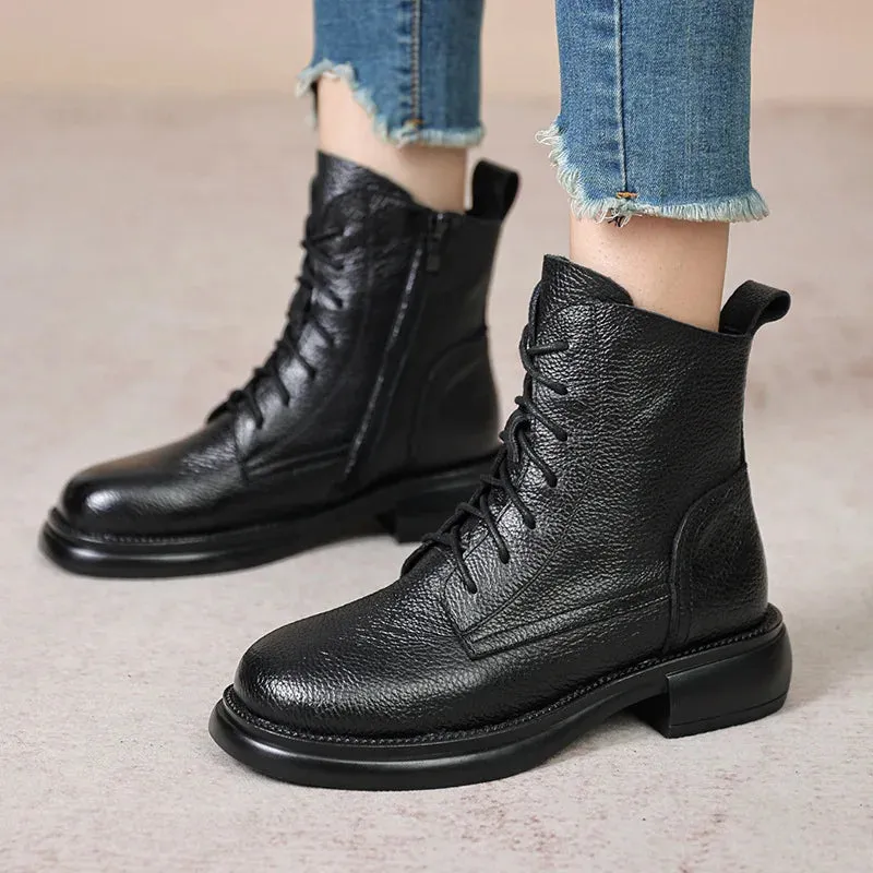 Flats British Style Comfy Boots
