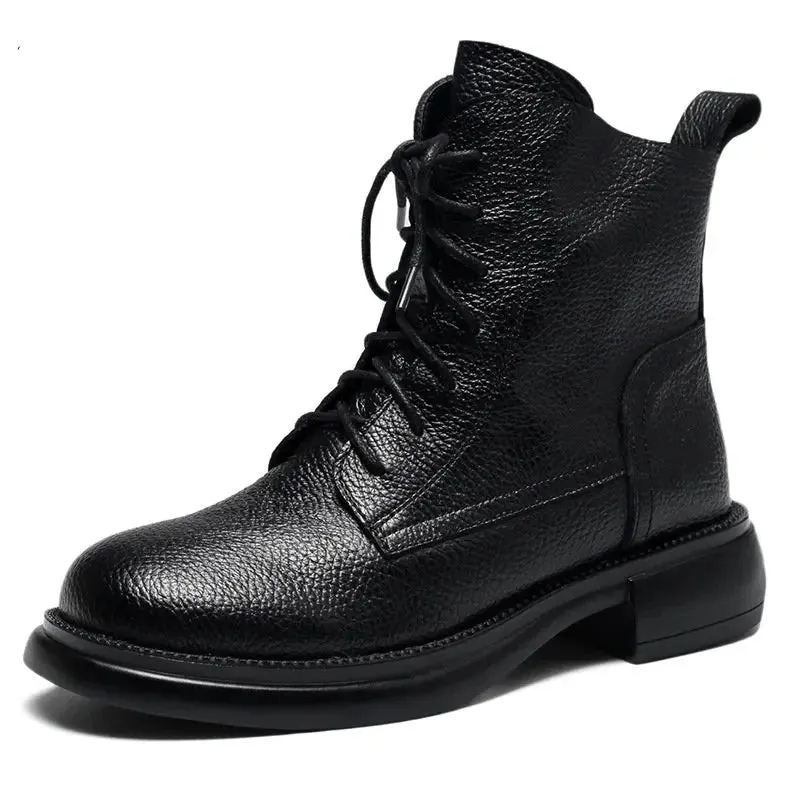 Flats British Style Comfy Boots