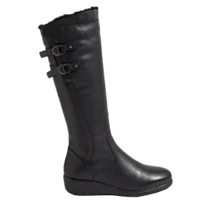 GINNO BLACK LEATHER