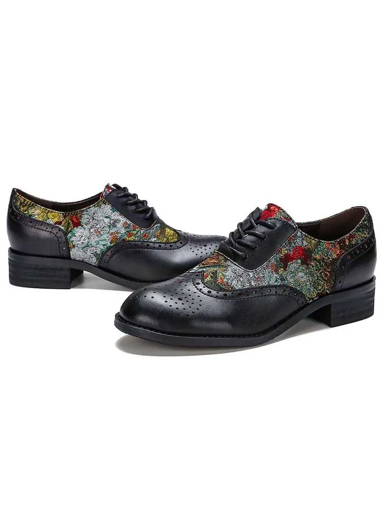 Handmade Leather Elegant Flat Shoes