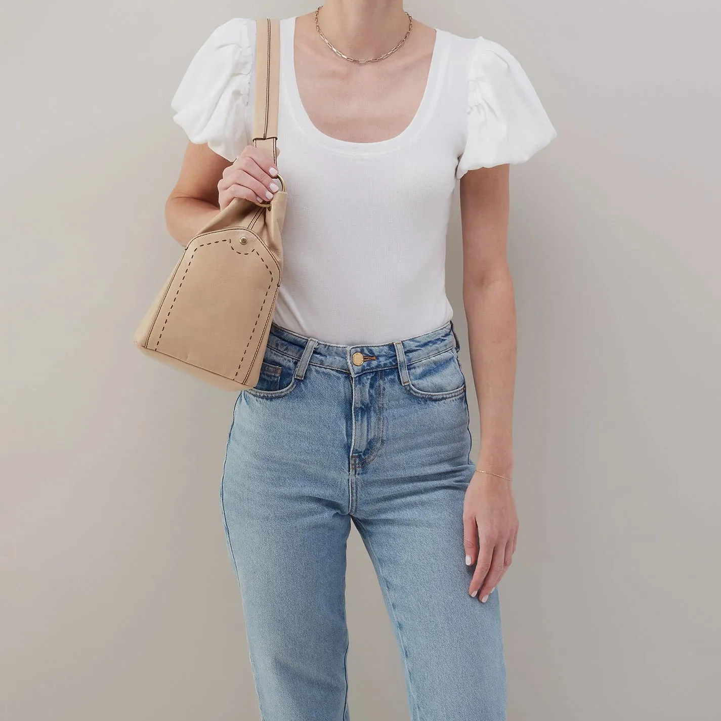 Hobo Seneca Shoulder Bag - Sand
