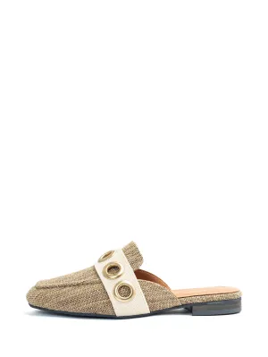 Karly | Muiltje Taupe/Beige