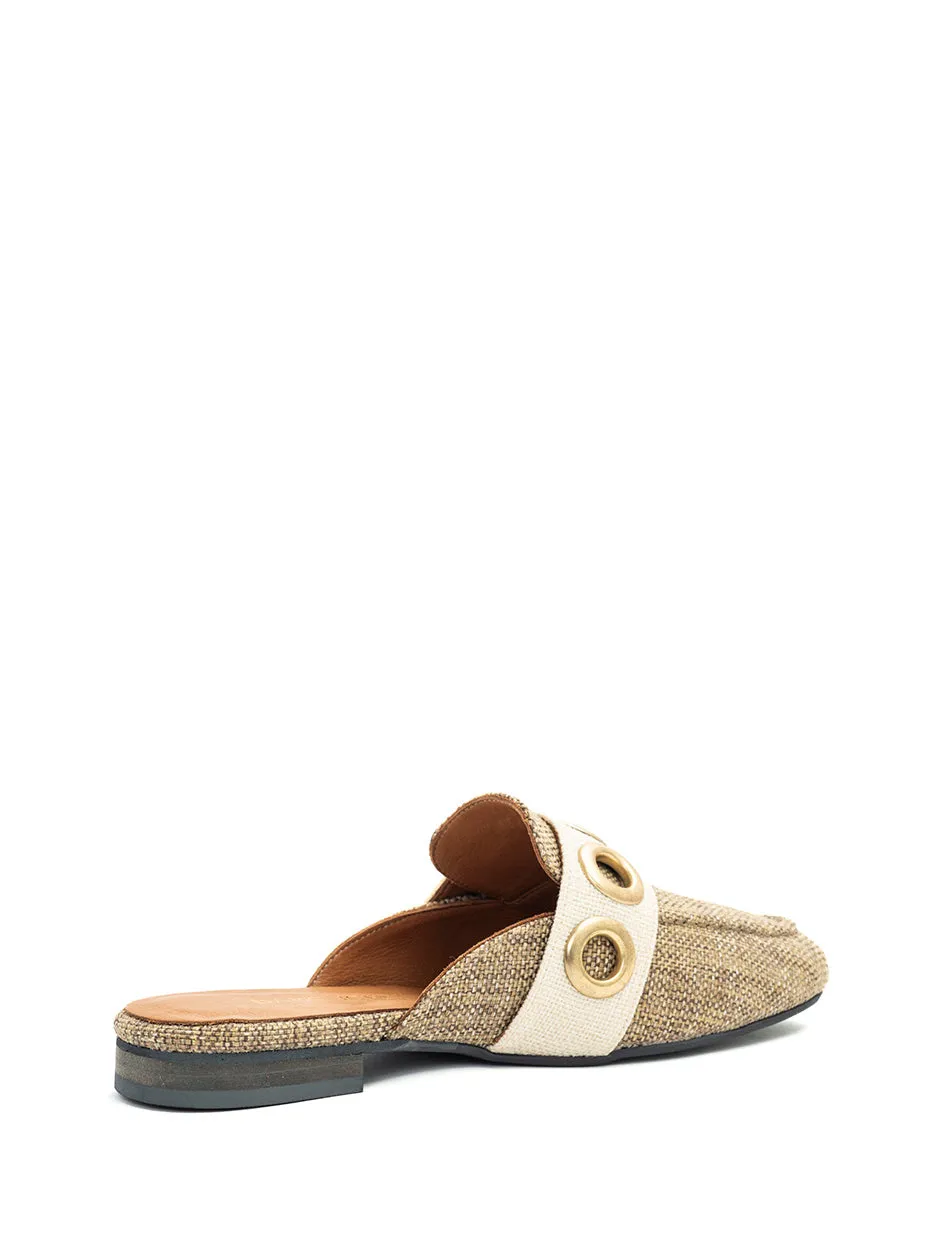 Karly | Muiltje Taupe/Beige