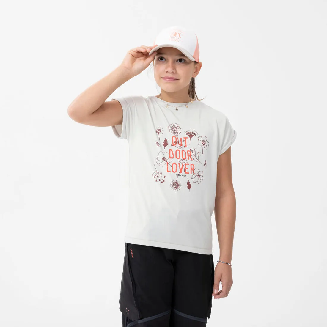 Kid's Hiking T-shirt Age 7-15 - MH100