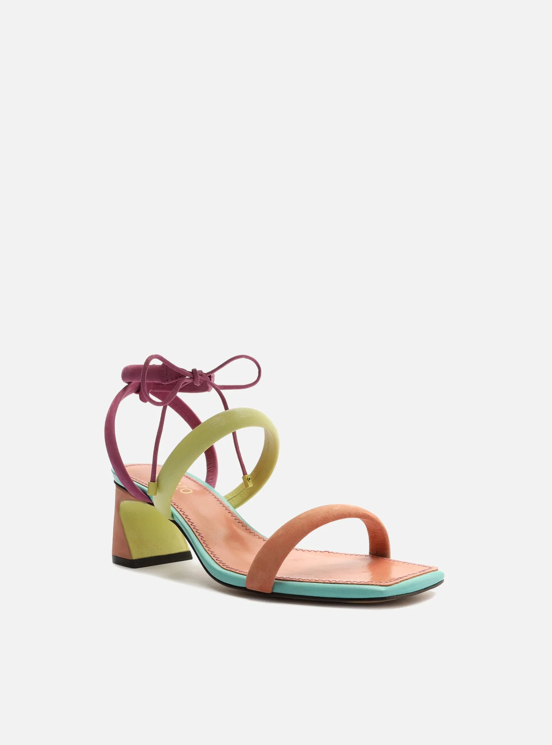 Lenny Mid Block Sandal
