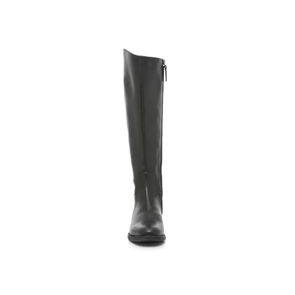 Marlisa Black Leather Franco Sarto Boots