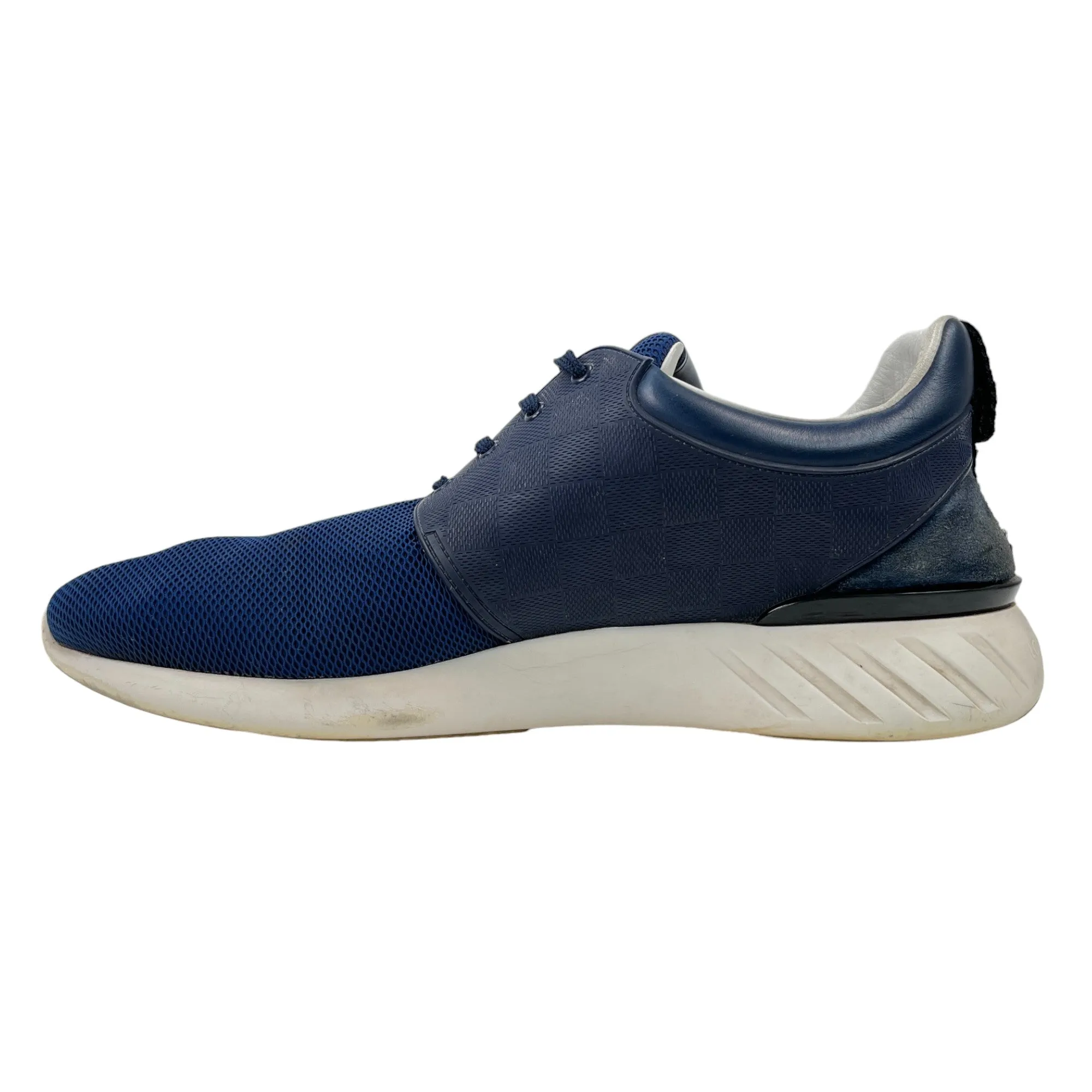Men's Damier Runners Low Trainers Blue Size EU 45 / UK 11