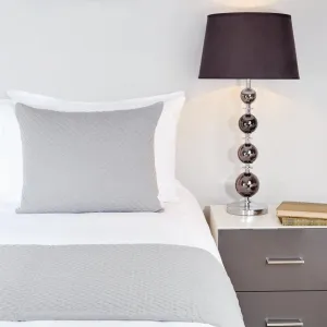 Mitre Essentials Quilted Waffle Runner Grey - HN852