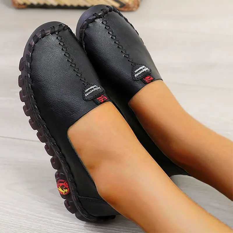 Nanccy Women's Wide Fit Thick Sole Flats Shoes For Women