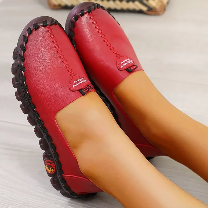 Nanccy Women's Wide Fit Thick Sole Flats Shoes For Women