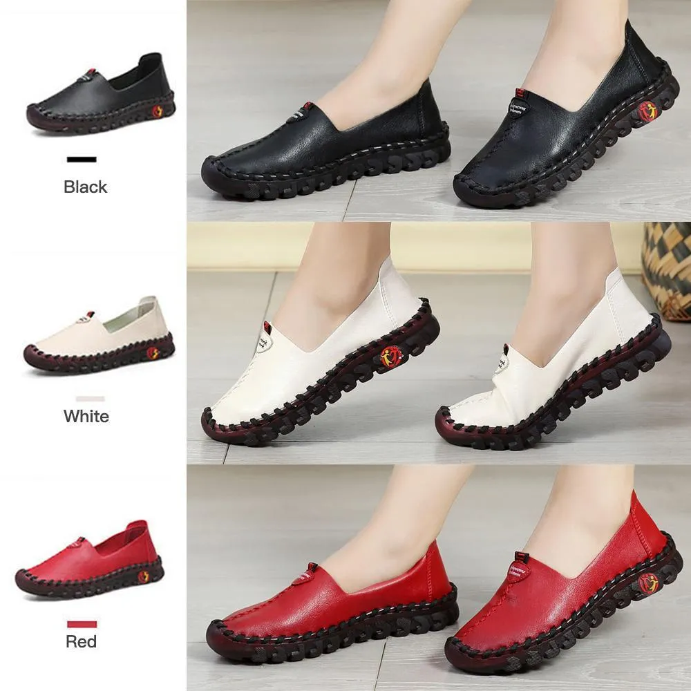 Nanccy Women's Wide Fit Thick Sole Flats Shoes For Women