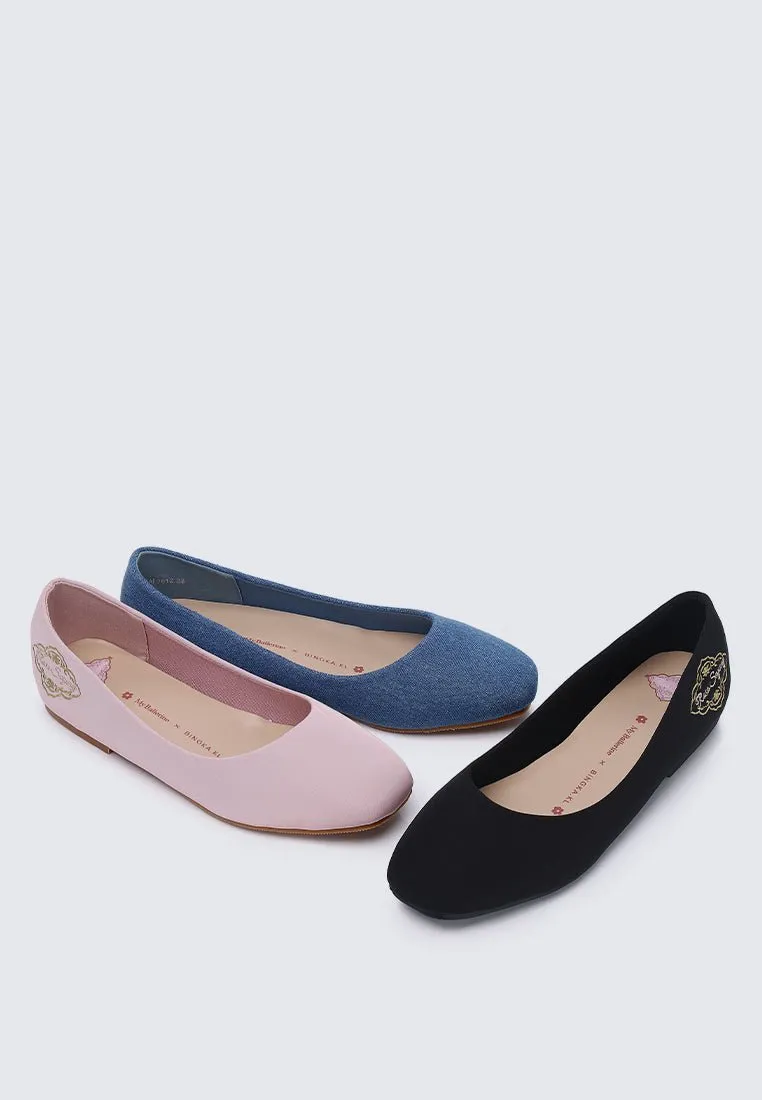 Oh, To Be Loved Comfy Ballerina In Denim