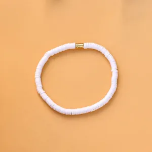 Pura Vida White Seascape Stretch Bracelet