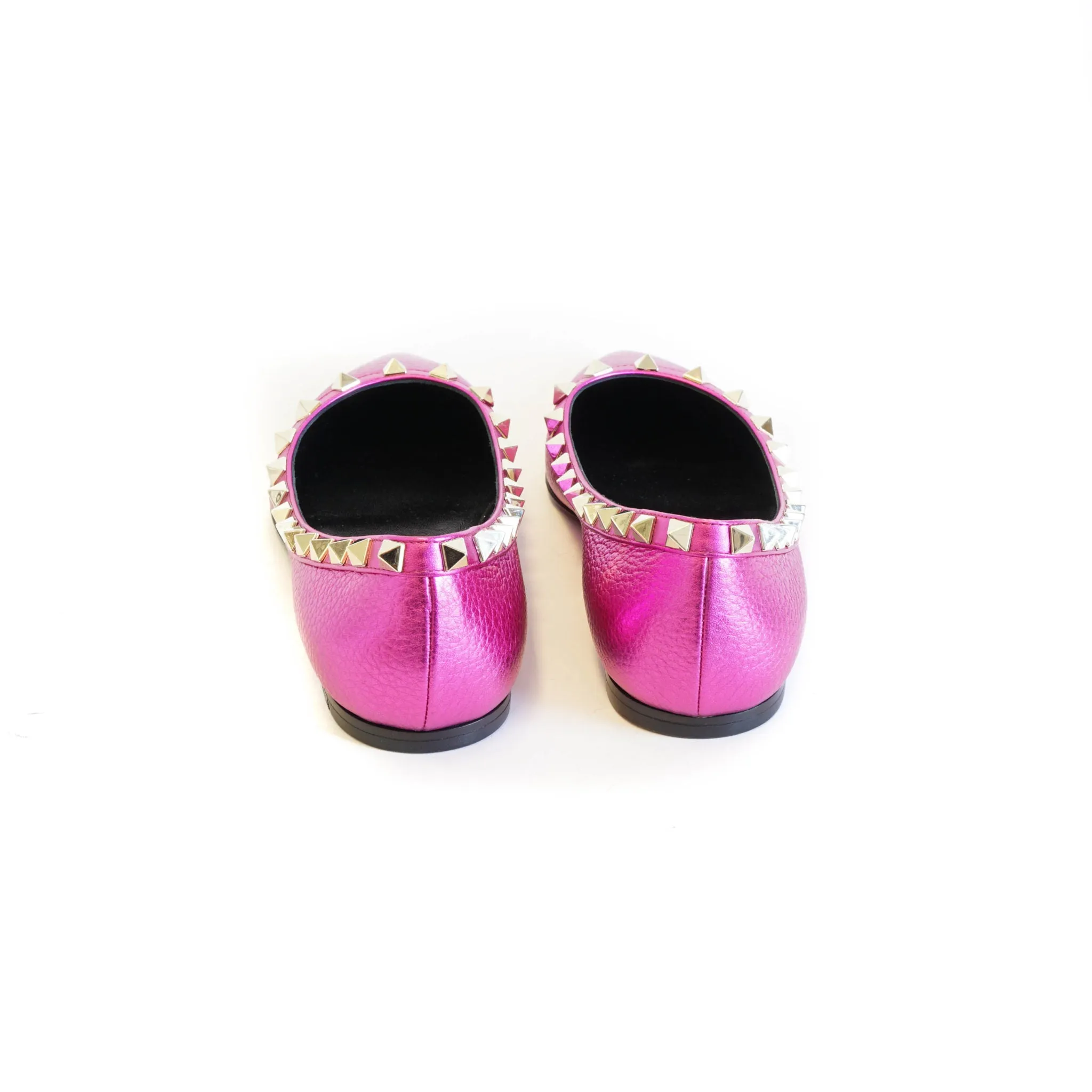 Rockstud Flats Metallic Peony 35.5