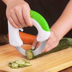 Round Sharp Kitchen Vegetable Slicer Knife