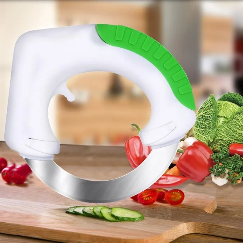 Round Sharp Kitchen Vegetable Slicer Knife