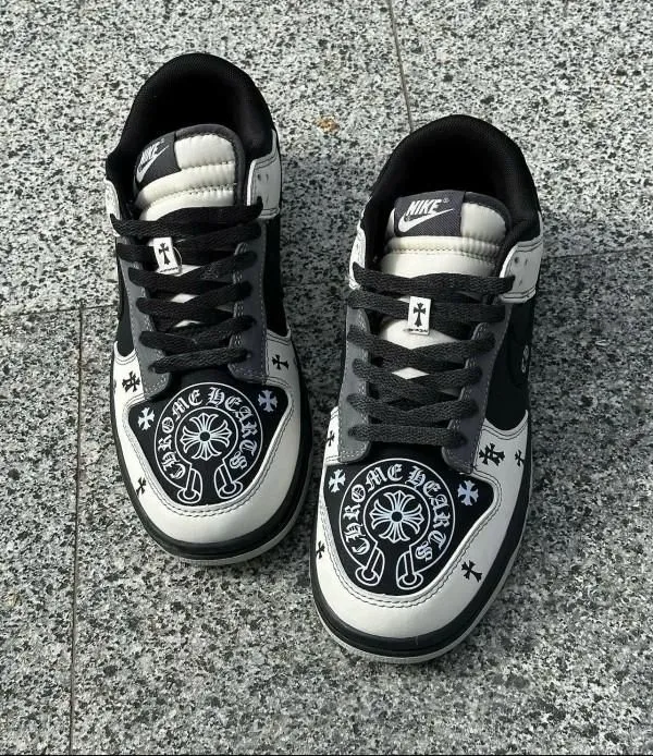 SB Dunk Chrome Hearts Sneakers Shoes For Men