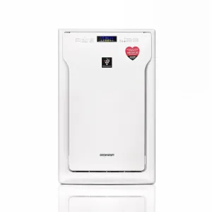 SHARP Air Purifier FP-A80M-W I Multi-Stage Purification with HEPA Carbon Pre-filter & Plasmacluster I Cover: 680 ft (White)