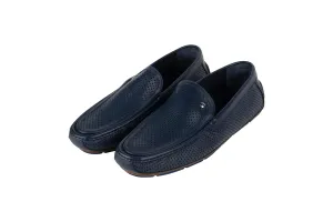 Slip On in perforated nubuck calfskin