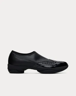 Sonia Brogues Onyx Black / Pitch Black Slip Ons
