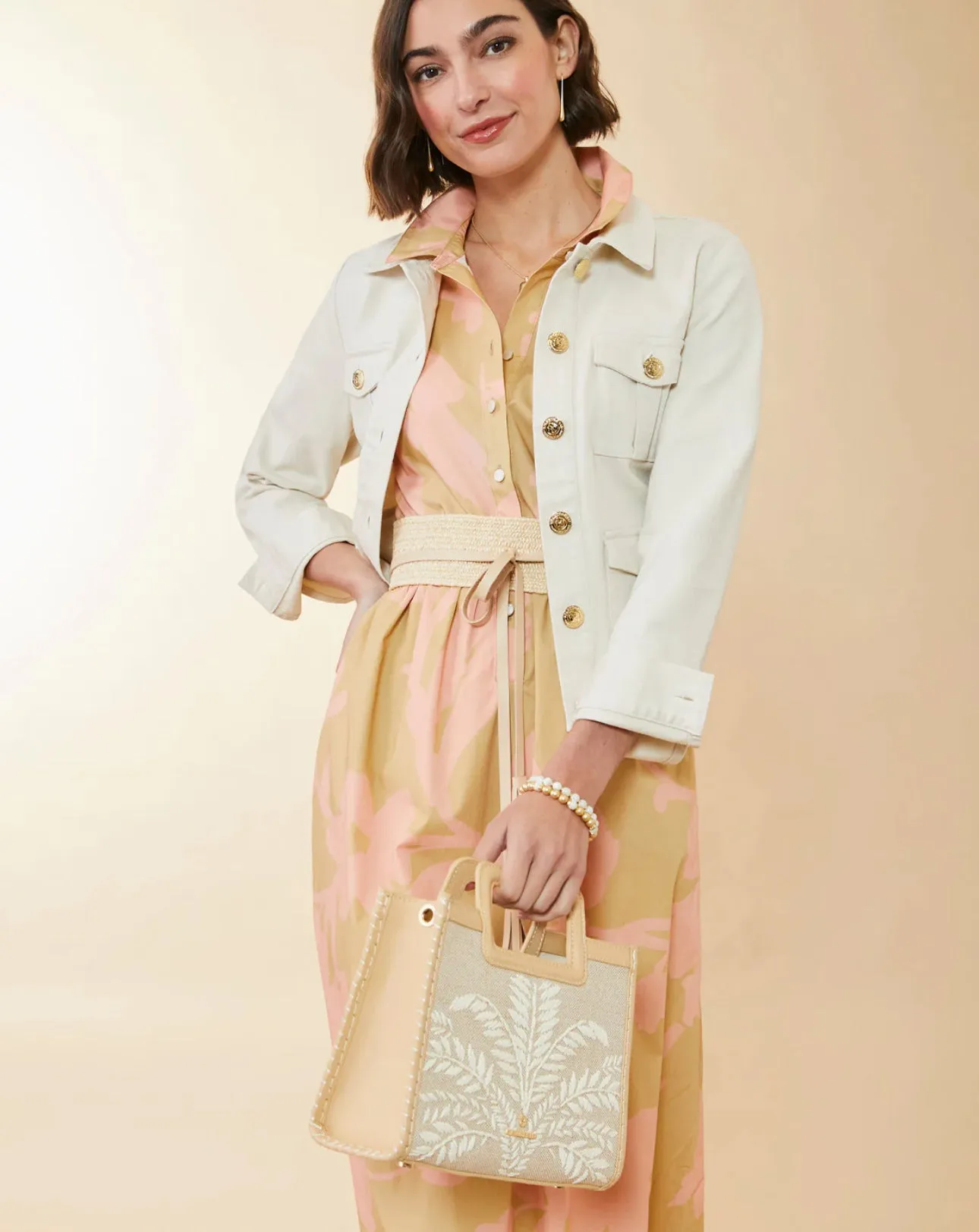 Spartina Raffia Crossbody Palm Reed