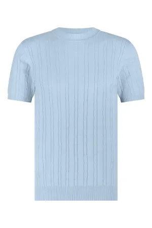 T-shirt knitwear Wellington light blue