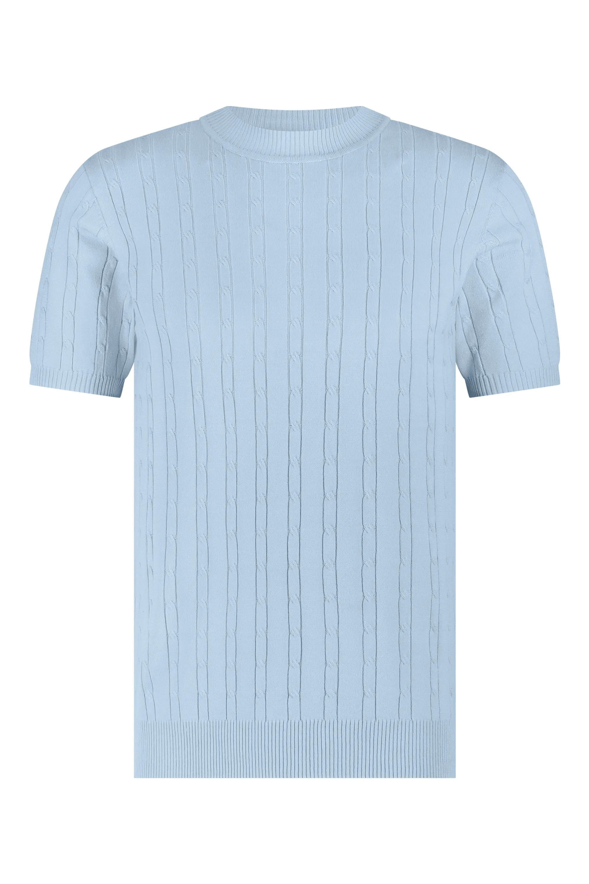 T-shirt knitwear Wellington light blue