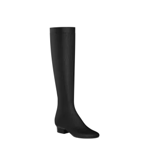 The Joanna Knee High Boot - Coal Knit