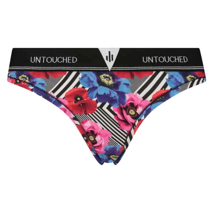 Trendy Flowers Thong